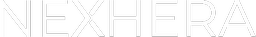 Logo Nexhera bianco